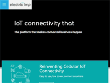 Tablet Screenshot of electricimp.com